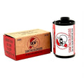 SantaColor 100 ISO C41 35mm color negative film with packaging, designed for analog photography.